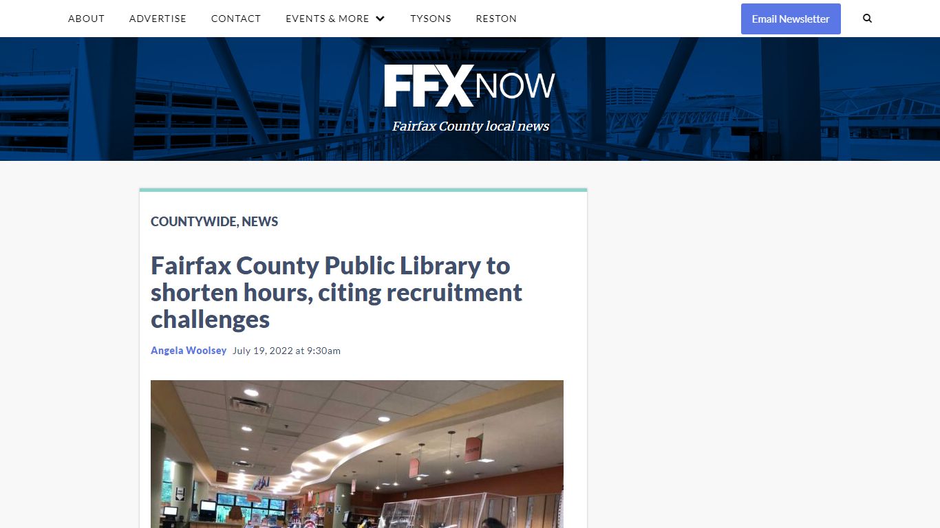 Fairfax County Public Library to shorten hours, citing recruitment ...